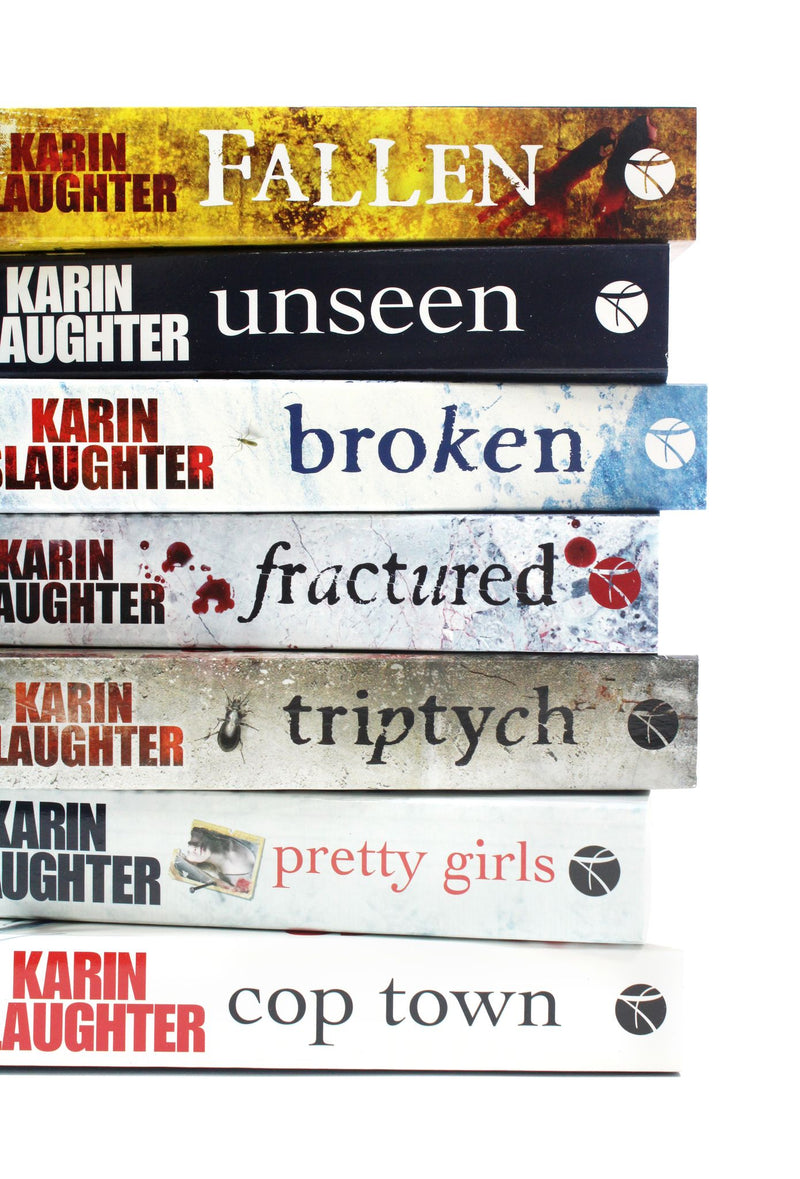 Will Trent Series Karin Slaughter Collection 7 Books Set (Fallen, Unseen, Broken, Fractured, Triptych, Pretty Girls, Cop Town)