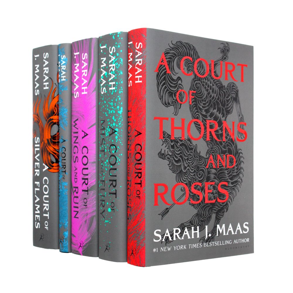 A Court of Thorns and Roses 5 Books Box Set by Sarah J. Maas | Fantasy Romance Series, Epic Adventure,Young Adult Fiction, Bestselling Novels Collection