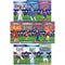 Ultimate Football Heroes 10 Books Set Collection Pack Messi, Neymar, Ronaldo