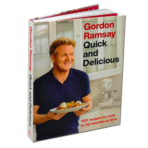 Photo of Quick and Delicious by Gordon Ramsay on a White Background