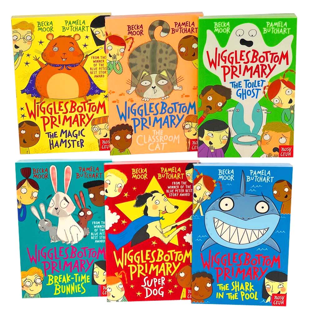 Wigglesbottom Primary Series by Pamela Butchart– 6 Book Collection Set | Fun & Hilarious Children's Fiction for 6+ years & School Adventures