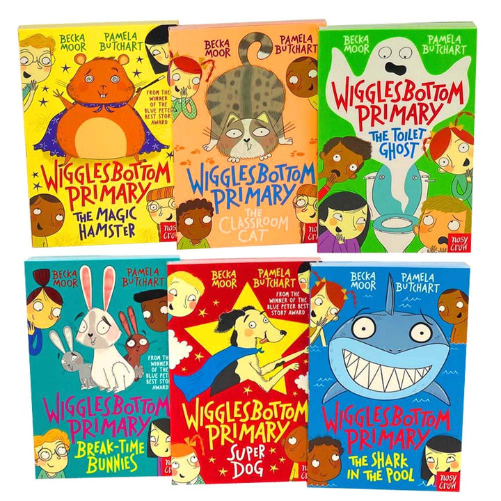 Wigglesbottom Primary Series by Pamela Butchart– 6 Book Collection Set | Fun & Hilarious Children's Fiction for 6+ years & School Adventures