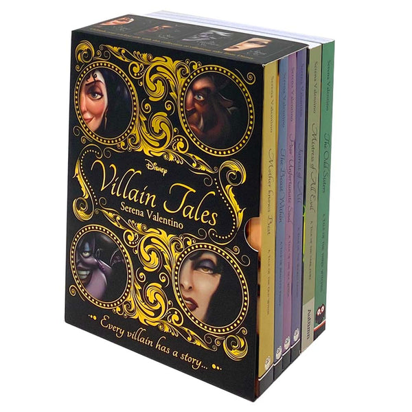 Disney Villain Tales Collection 6 Books Set By Serena Valentino (Children Books)