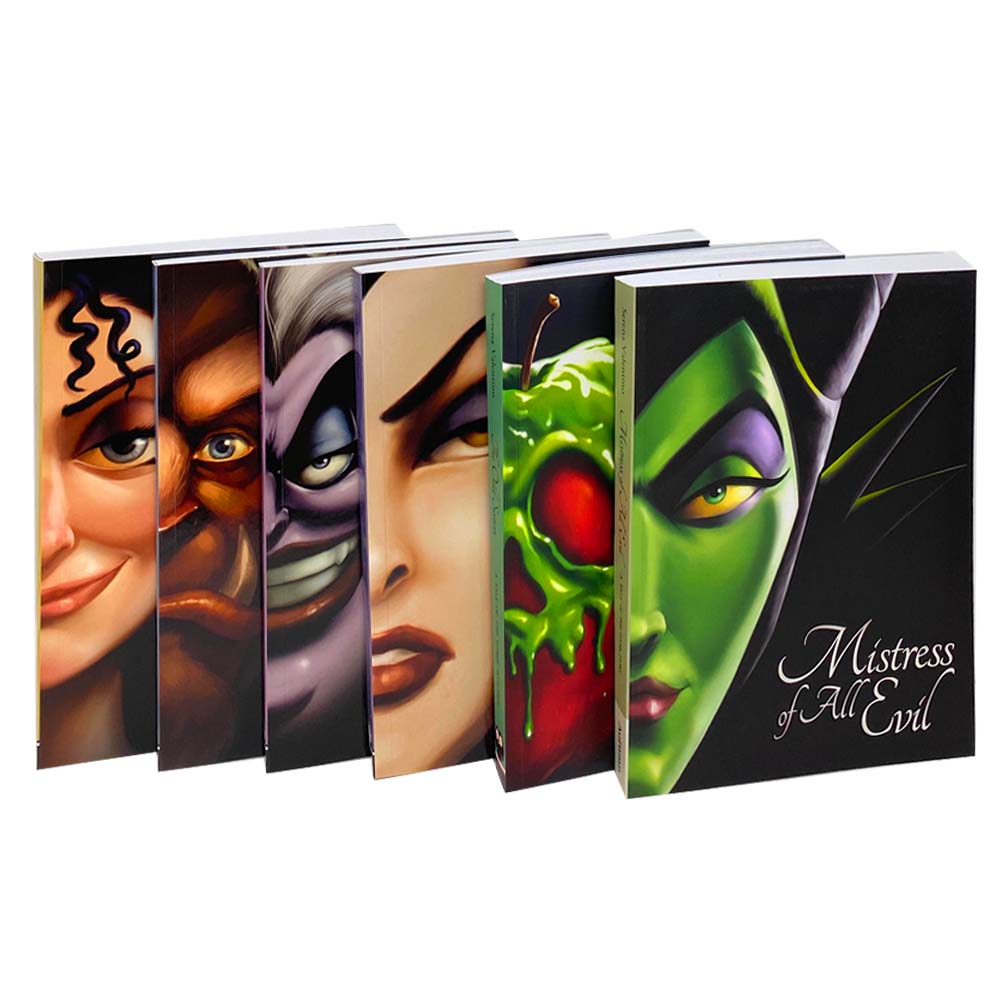 Disney Villain Tales Collection 6 Books Set By Serena Valentino (Children Books)