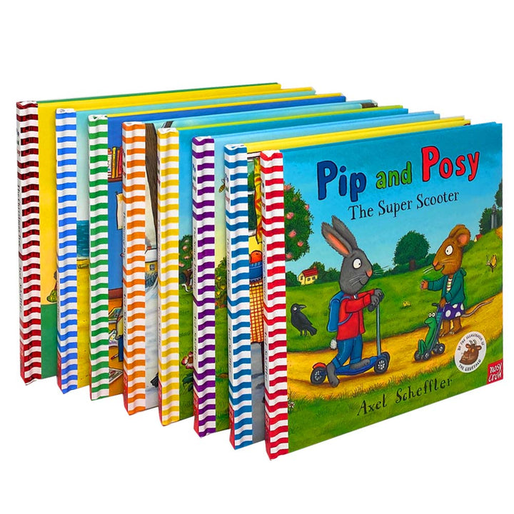 Pip and Posy 8-Book Set by Axel Scheffler | Illustrated storybooks for ages 3+, friendship, emotions, learning, adventures, toddlers, early reading