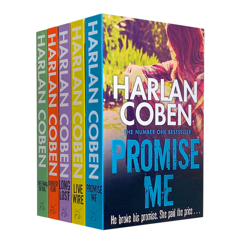Harlan Coben 5 Book Set (6 to 10) – Mystery & Thriller Fiction Paperbacks | Crime Novels, Suspense Stories, Bestselling Page Turners by Popular Author