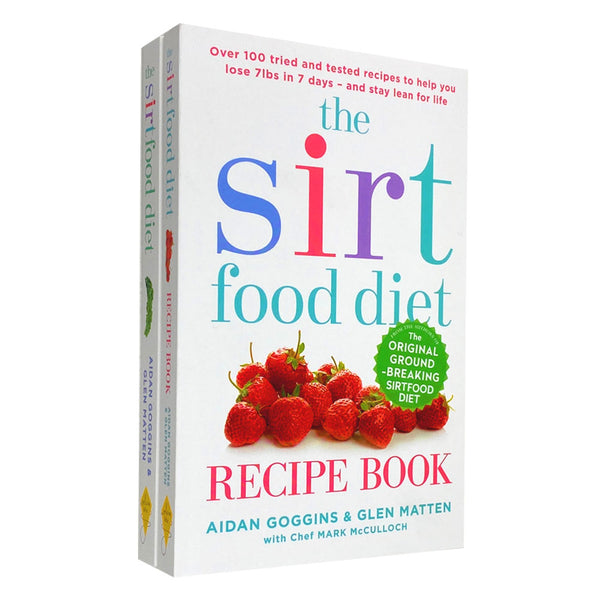 The Sirt Food Diet 2 Book Set Collection By Aidan Goggins & Glen Matten, The Sirt Food Diet Recipe...