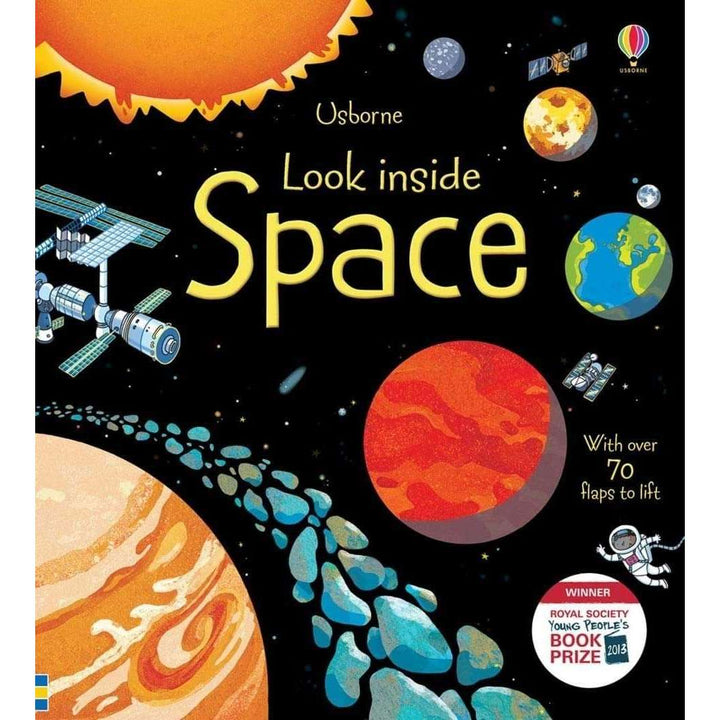 Usborne Look Inside Our World 6 Board Books Collection Set | Educational & Interactive Children's Books | Nature, Oceans, Jungle, Space & Discovery