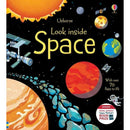 Usborne Look Inside Our world 6 Books Collection Set ( Seas and Oceans, Nature,Our World,Animal Homes,Jungle,Space)