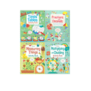 Usborne Maths Activity Books 4 Book Set Collection Pack Inc Times Tables