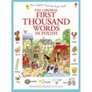 Usborne My First Thousand Words in Polish Book -  - Illustrated picture and word book