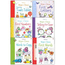 Usborne Wipe and Clean Learn To Write 6 Books Collection Set With Marker Pen Letters