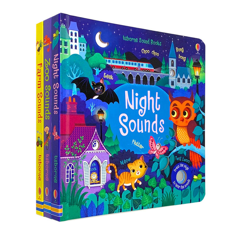 Usborne Sound Books 3 Books Collection Set By Sam Taplin Night Zoo An usborne-sound-books-3-books-collection-set-by-sam-taplin-night-zoo-an