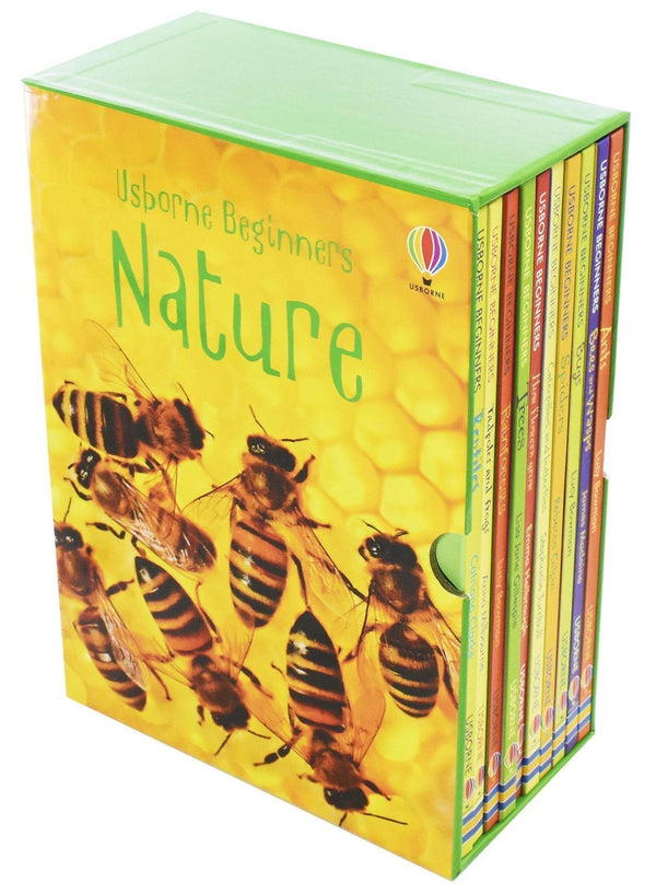 Usborne Beginners Nature 10 Books Box Set Collection (Reptiles, Rainforests,Tre)
