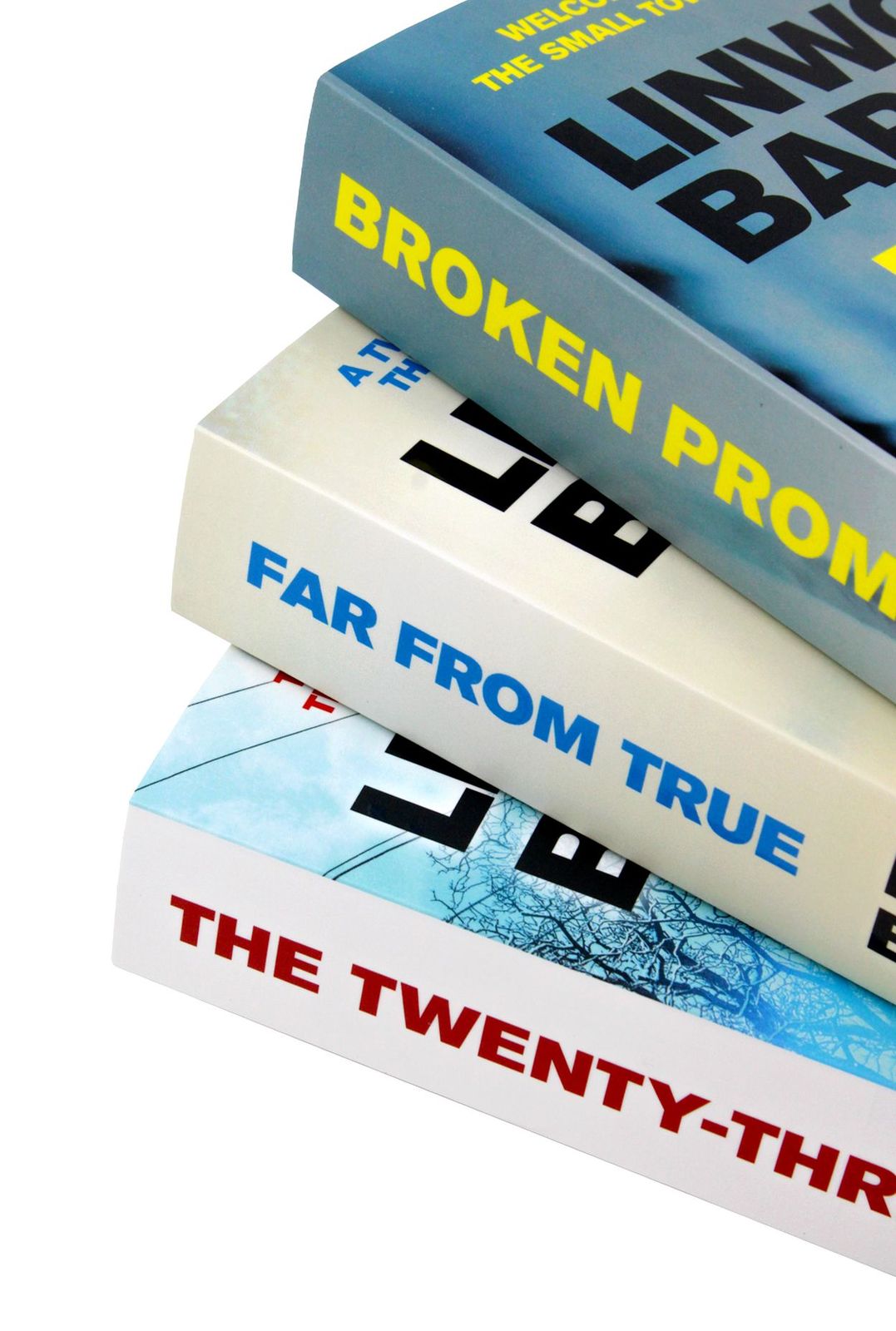 Promise Falls Trilogy – 3 Book Set by Linwood Barclay (Broken Promise, Far From True, The Twenty-Three) | Mystery, crime, suspense, bestseller