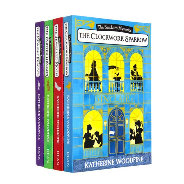 Katherine Woodfine Sinclairs Mysteries 4 Books Collection | Kids Mystery Series Paperback Set for Reading, Adventure, School & Bedtime Stories
