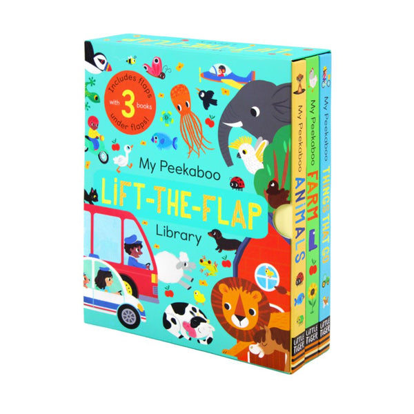 My Peekaboo Lift The Flap Library 3 Books Collection Set