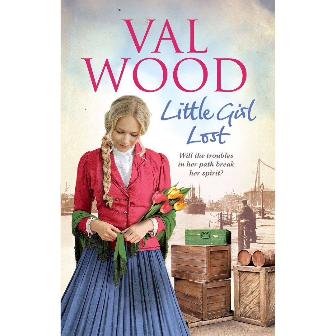 Val Wood Collection Series 1-5 Books Set (The Harbour Girl, Little Girl Lost..)