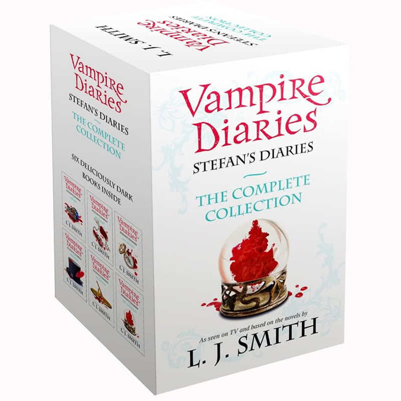 The Complete Collection The Vampire Diaries: Stefan's Diaries 1-6 Books Box Set By L.J. Smith(Origins, Bloodlust, The Craving, The Ripper, The Asylum & The Compelled)