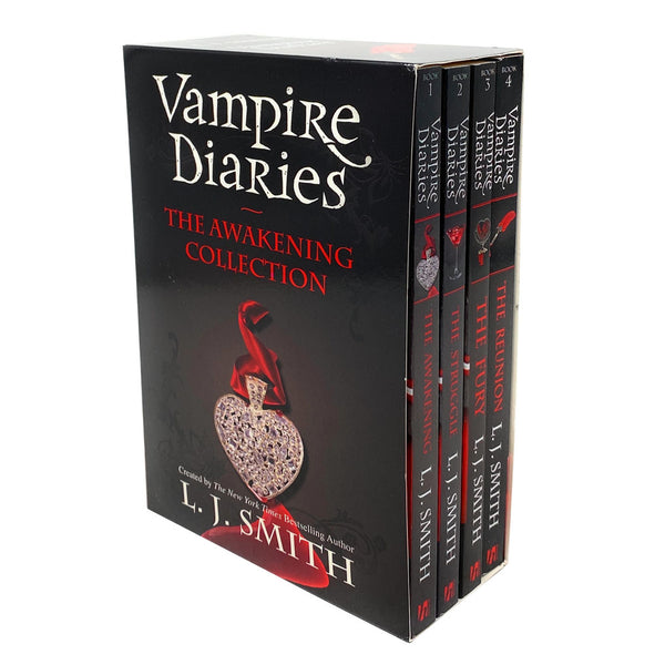 Vampire Diaries 4 Books The Awakening Collection Box Set ( Vol 1 to 4 ) by L. J Smith