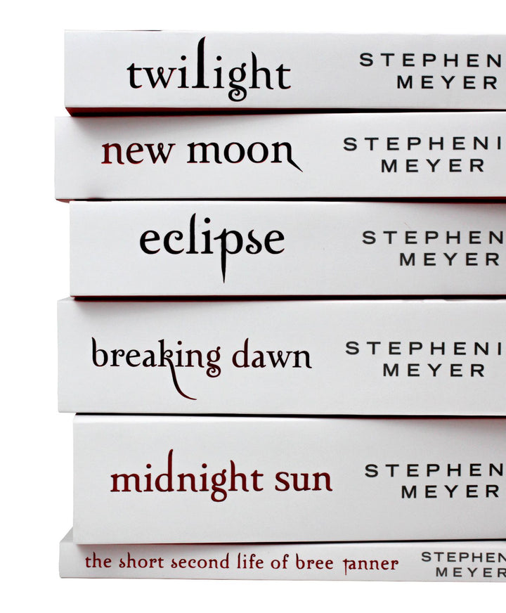 The Twilight Saga 6-Book Set (White Cover) by Stephenie Meyer | YA Fantasy Romance Series with Vampires, Werewolves, Epic Love, Adventure & Fiction