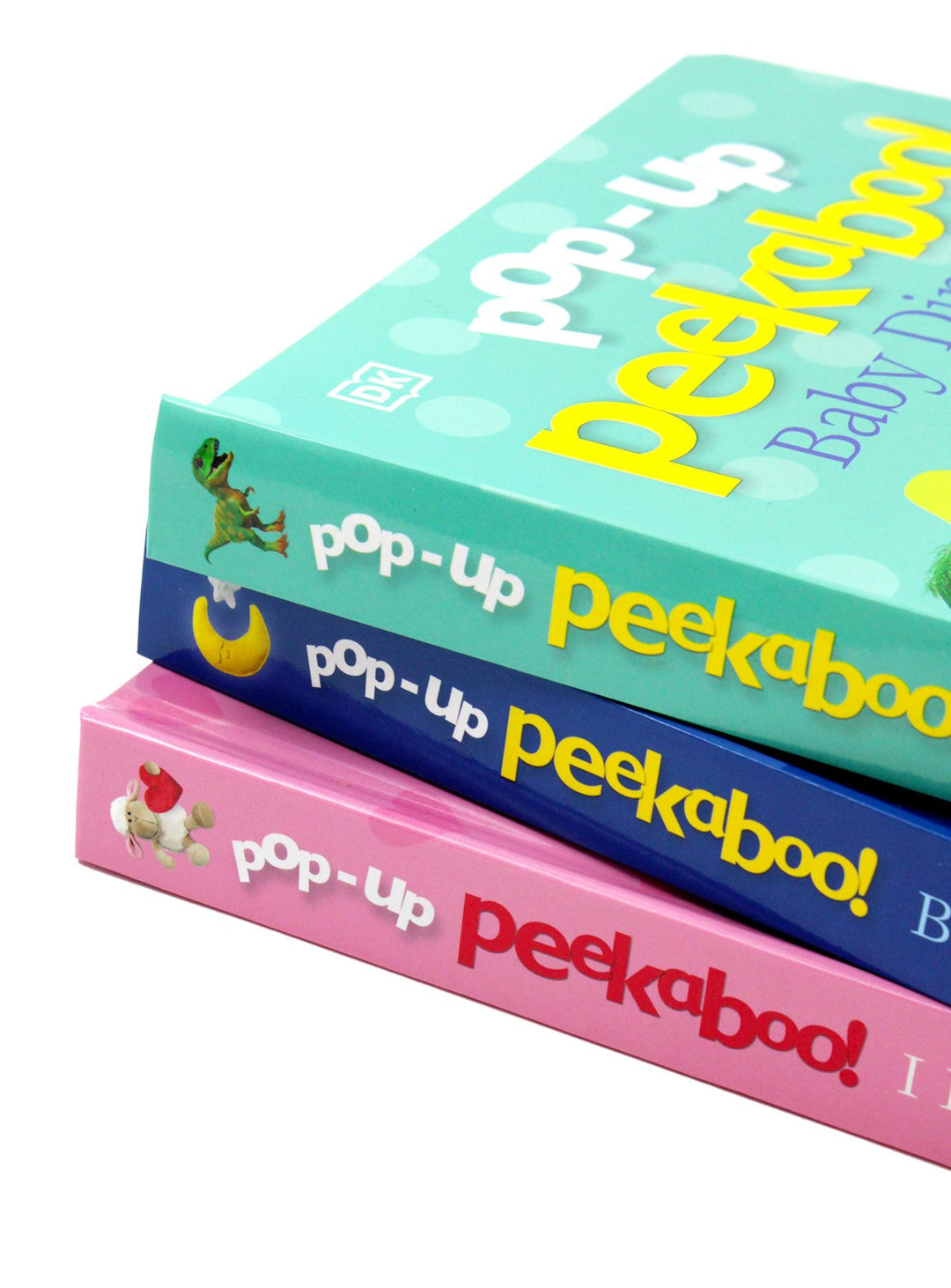 Pop-Up Peekaboo Collection 3 Books Set By DK (Baby Dinosaur, I Love You Pop-Up Peekaboo Collection 3 Books Set By DK (Baby Dinosaur, I Love You