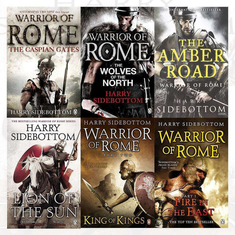Warrior of Rome Series Harry Sidebottom 6 Books Collection Set Amber Road, Kings