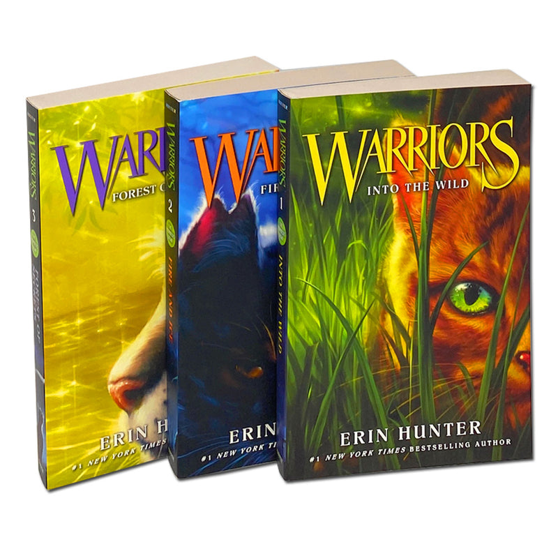 Warriors Box Set: Volumes 1 to 3: Into the Wild, Fire and Ice, Forest of Secrets