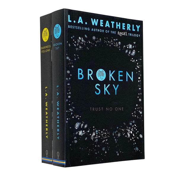 L.A. Weatherly Broken 2 Books Collection Set Broken Sky and Darkness Follows