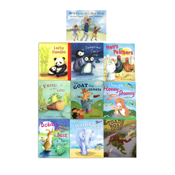 Were Going On A Bear Hunt 10 Book Set Flat Picture Books Collection Mr Wrinkles