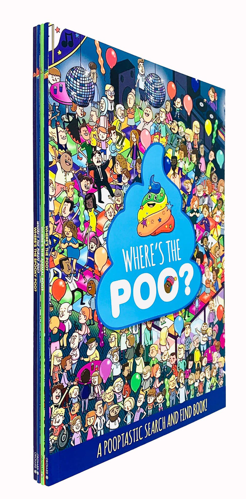 Where's the Poo...? Search and Find Collection 4 Books Set by Alex Hunter (Where's the Poo?, Where's the Animal Poo?, Where's the Pirate Poo?, Where's the Spooky Poo?)