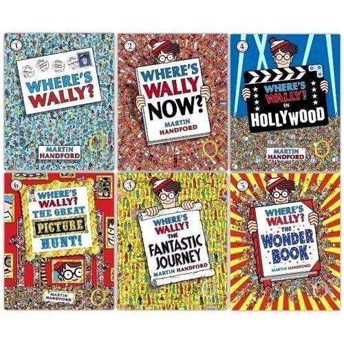 Where’s Wally? The Super Six | 6 Classic Books, Poster & Puzzle Box Set by Martin Handford | Fun Search-and-Find Gift for Kids, Families & Collectors