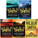 Wilbur Smith Collection Ancient Egypt Series 5 Books Set Desert God, River God