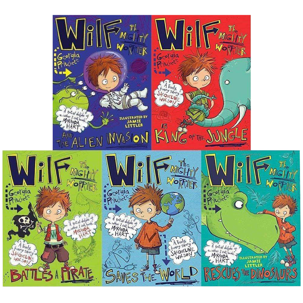 Wilf the Mighty Worrier 5 Books (Vol 1-5) Collection Set By Georgia Pr ...