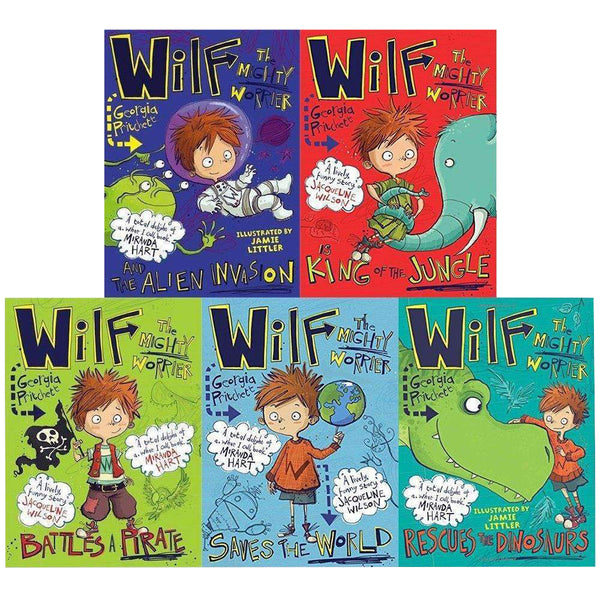 Wilf the Mighty Worrier 5 Books (Vol 1-5)  Collection Set By Georgia Pritchett