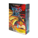 Photo of Wings of Fire The Graphic Novels 4 Book Box Set by Tui T. Sutherland on a White Background