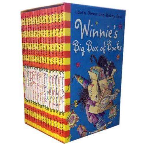 Winnie the Witch 16 Books Winnie's Big Box Of story Books Collection by Laura Owen V9