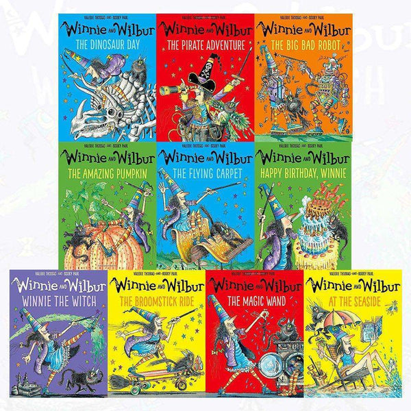 Winnie the witch and Wilbur 10 Books Collection Set Series 1 by Valerie Thomas The Amazing Pumpkin