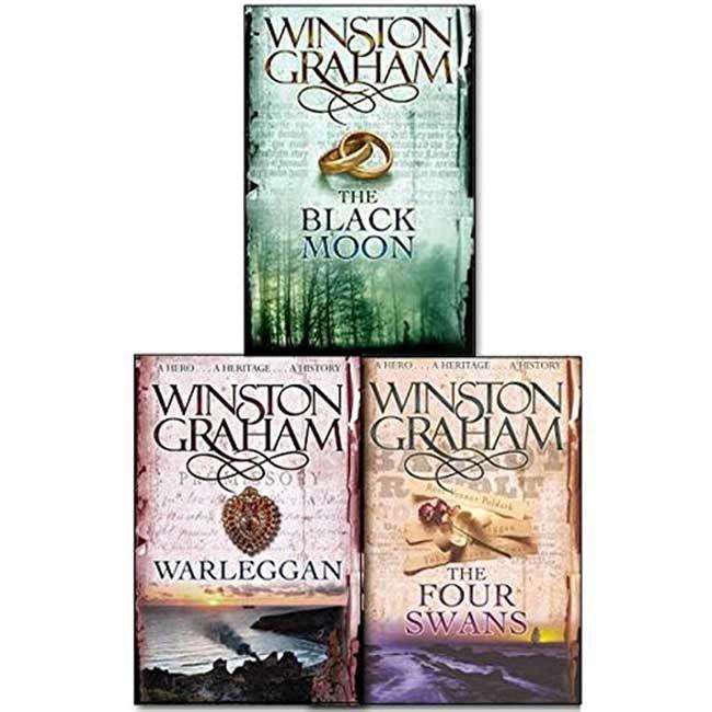 Winston Graham Poldark Series Trilogy Books 4, 5, 6, Collection
