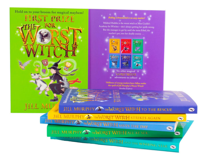 The Worst Witch Collection – 7 Book Set by Jill Murphy | Magical & Funny Children's Stories | Witches, Spells,Adventures & School Life – Puffin Series