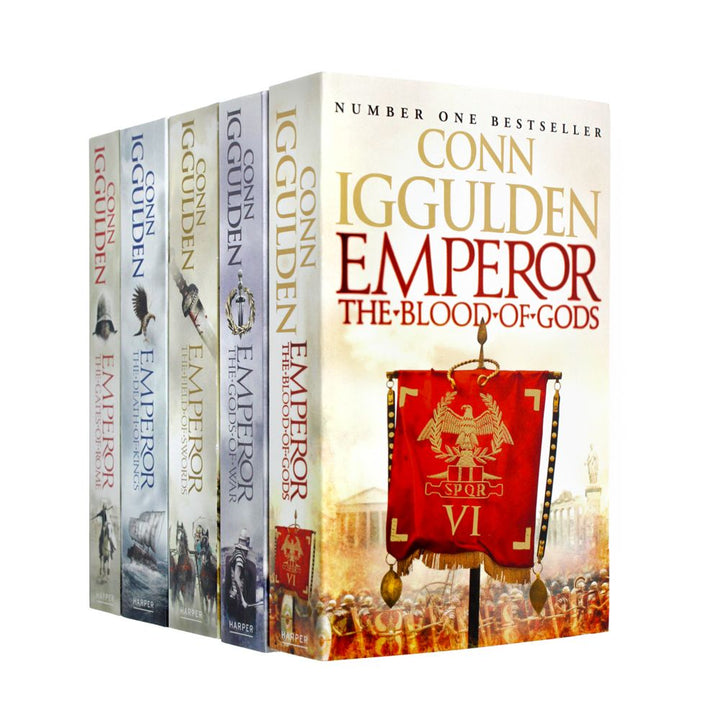 Conn Iggulden Emperor Series 5-Book Collection – Epic Historical Fiction Set of War, Empire, Power & Adventure |Gripping Novels on Leadership & Legacy