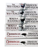 The Stormlight Archive Series 6 Books Collection Set by Brandon Sanderson (Words of Radiance Part 1 & 2, The Way of Kings Part 1 & 2 & Oathbringer Part 1 & 2)