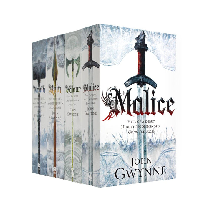 John Gwynne Faithful and the Fallen Collection – 4 Books Set: Ruin, Valour, Malice & More | Epic Fantasy Adventure Series| High & Dark Fantasy Novels