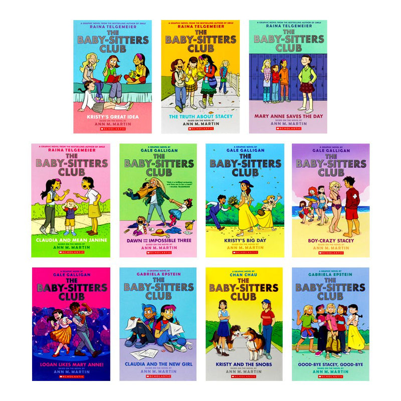 The Baby-Sitters Club Graphic Novels 11 Books Set Collection by Ann M. Martin