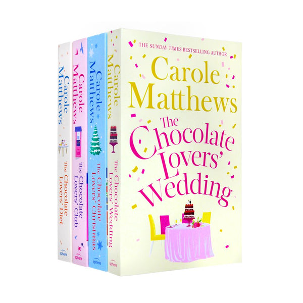 Photo of Carole Matthews Chocolate Lovers Series 4 Book Set on a White Background