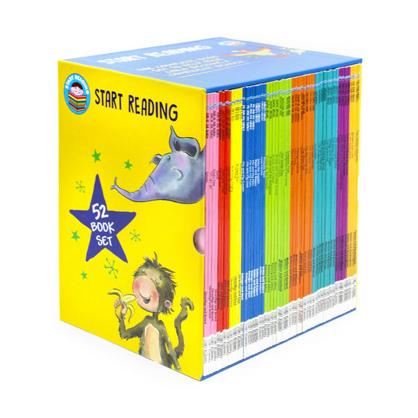 Start Reading Library 52 Books Collection Box Set Level 1 to 9 Children Early Reading