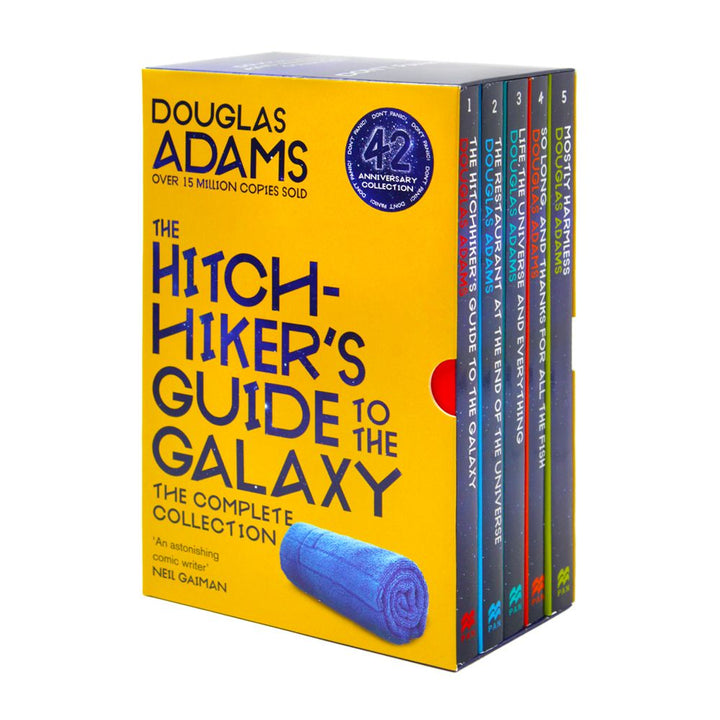 The Complete Hitchhiker’s Guide to the Galaxy 5-Book Box Set by Douglas Adams | Humorous Sci-Fi Adventure Series for Teens & Young Readers