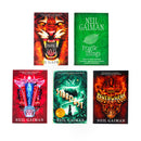 Neil Gaiman American Gods 5 Books Collection Set - American Gods, Neverwhere | Fantasy, Fiction, Paperback, Adventure,Storytelling, Urban Fantasy Book