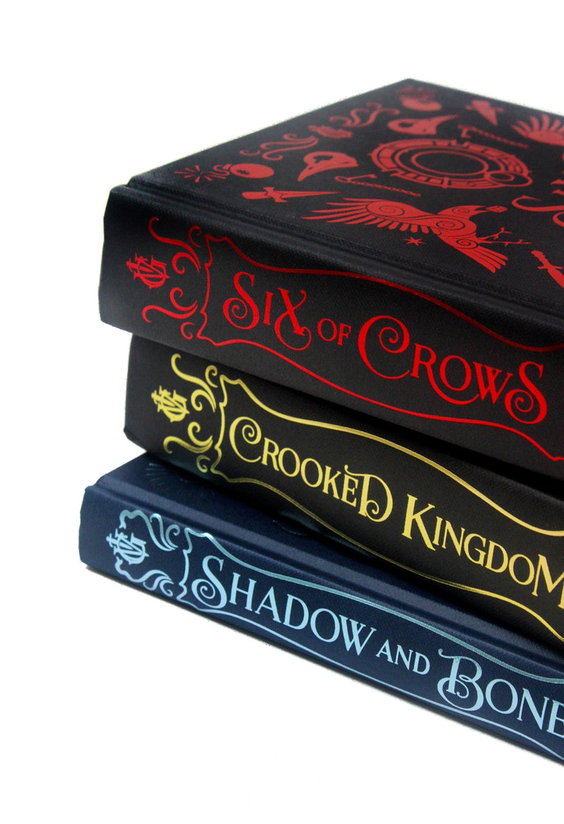 Leigh Bardugo Collector's Edition 3 Hardback Book Set | Shadow & Bone, Six of Crows, Crooked Kingdom| YA Fantasy, Magic, Adventure, Bestselling Series